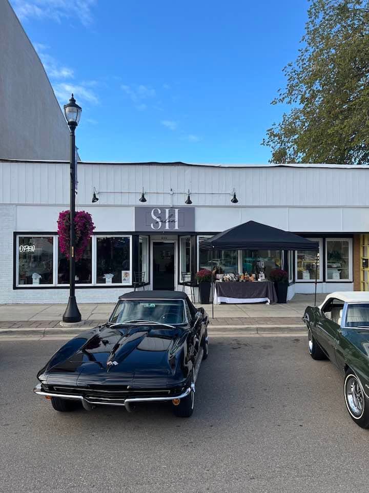 SH Salon storefront in Paw Paw, Michigan